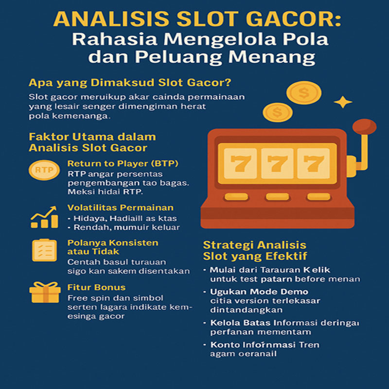 Analisis Slot Gacor: Rahasia Mengelola Pola dan Peluang Menang