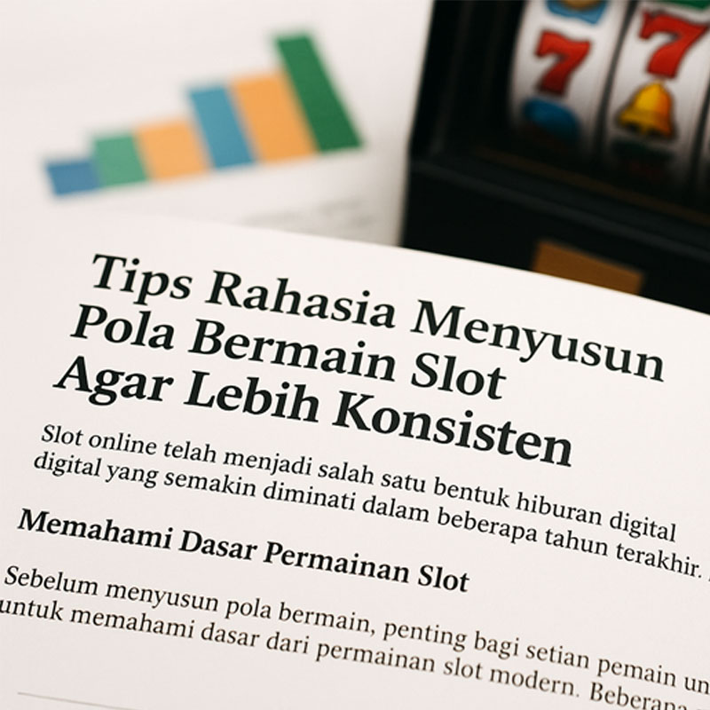 Tips Rahasia Menyusun Pola Bermain Slot Agar Lebih Konsisten