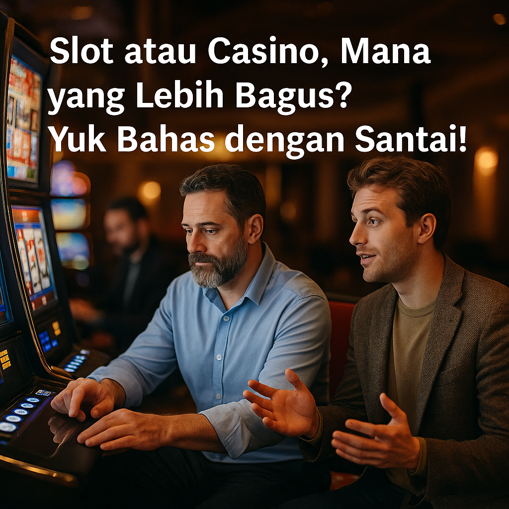 Slot atau Casino, Mana yang Lebih Bagus? Yuk Bahas dengan Santai!