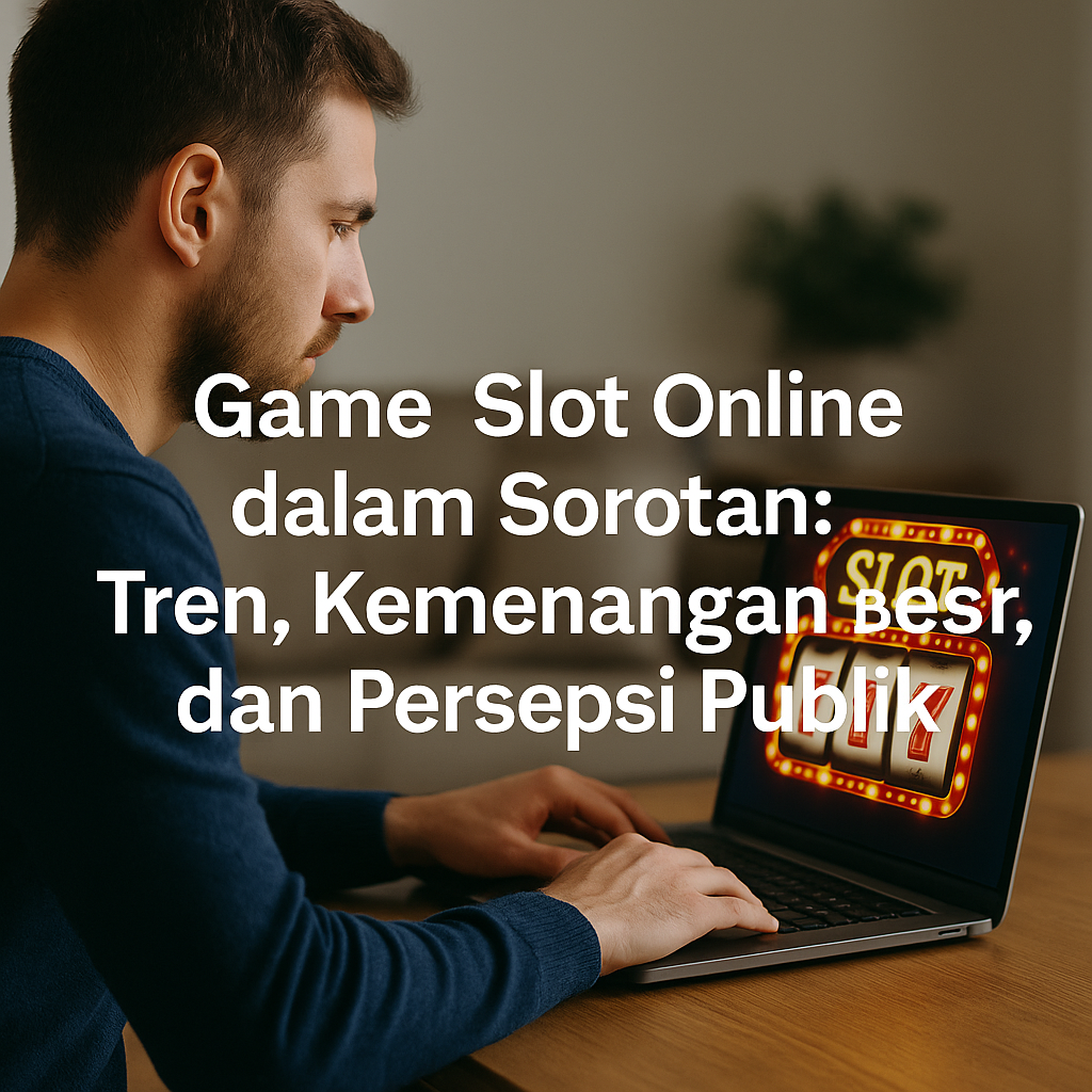 Mengupas Dunia Slot Online: Tren Terkini, Potensi Jackpot, dan Persepsi Para Pemain
