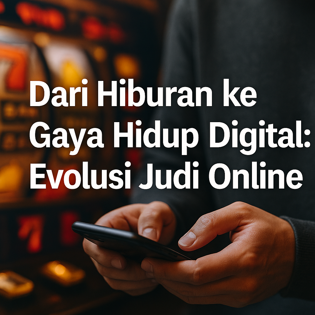 Dari Hiburan ke Gaya Hidup Digital: Evolusi Judi Online