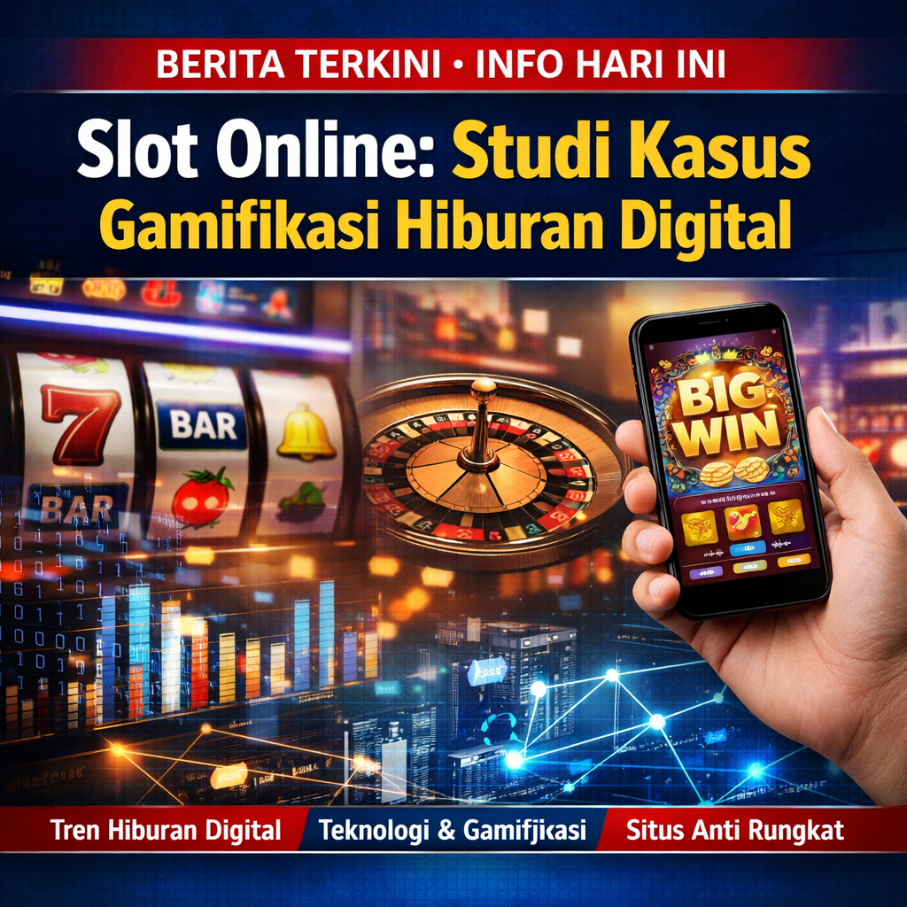 Slot Online sebagai Studi Kasus Gamifikasi Hiburan Digital