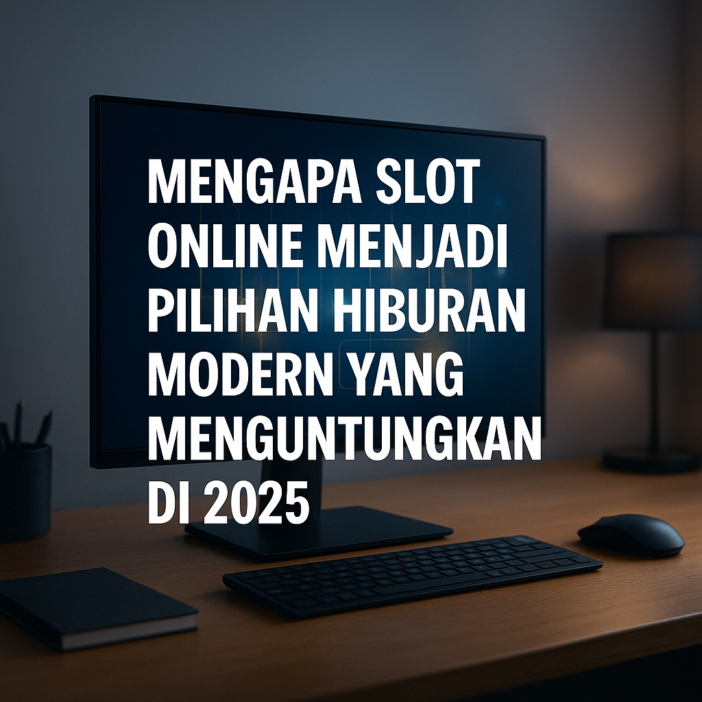 Mengapa Slot Online Menjadi Pilihan Hiburan Modern yang Menguntungkan di 2025