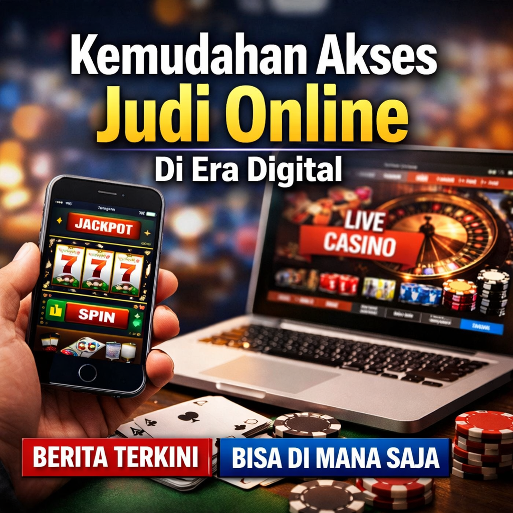 Kemudahan Akses Judi Online di Era Digital: Bisa Diakses Kapan Saja dan Di Mana Saja